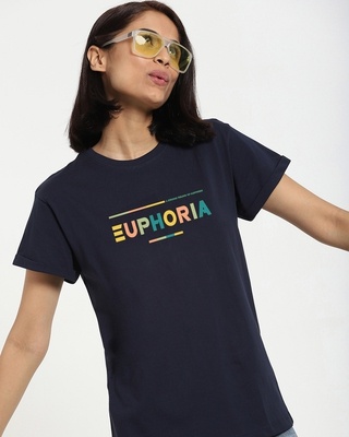 Shop Euphoria Oversized T-shirt-Front