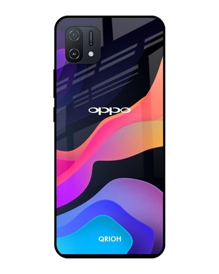 Shop Fluid Printed Premium Glass Cover for Oppo A16K-Front