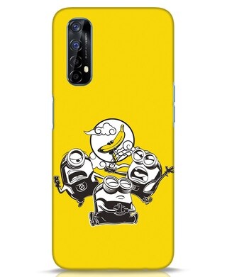 Shop Flying Minion Realme 7 Mobile Cover-Front