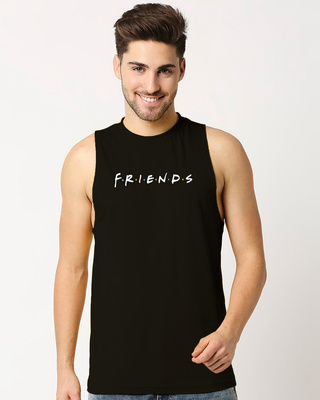 Shop Friends logo (FRL)  Deep Armhole Vest-Front