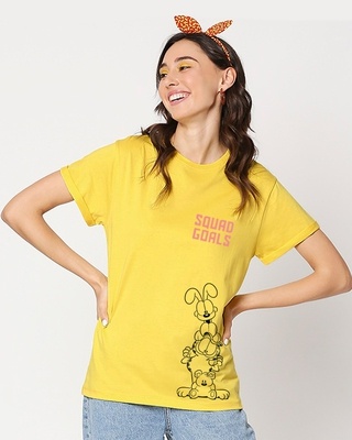 Shop Garfield Squad Boyfriend T-shirt-Front