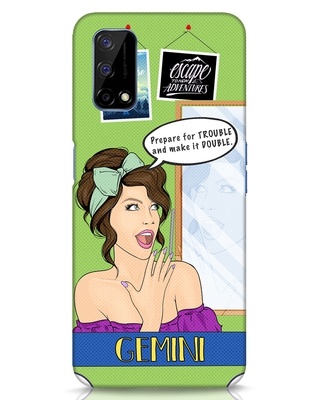 Shop Gemini Zodiac Designer Hard Cover for Realme Narzo 30 Pro-Front