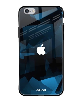 Shop Geometric Printed Silicon Glass Cover For Apple iPhone 6 (Light Weight, Impact Resistant)-Front