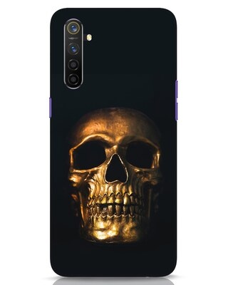 Shop Golden Skull Realme 6 Mobile Cover-Front