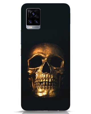 Shop Golden Skull Vivo V20 Mobile Cover-Front