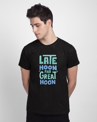 Shop Great Hoon Half Sleeve T-shirt-Front