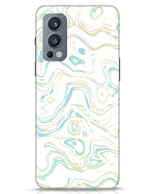 Shop Green Marble Designer Hard Cover for OnePlus Nord 2-Front
