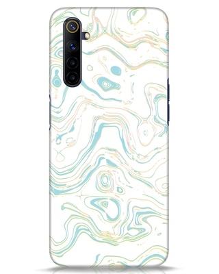 Shop Green Marble Designer Hard Cover for Realme 6i-Front