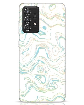 Shop Green Marble Designer Hard Cover for Samsung Galaxy A52-Front