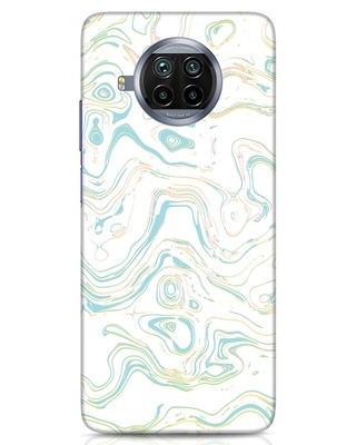 Shop Green Marble Designer Hard Cover for Xiaomi Mi 10i 5G-Front