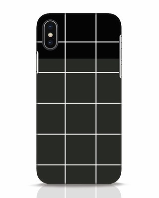 Shop Grid iPhone X Mobile Cover-Front