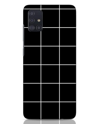 Shop Grid Samsung Galaxy A51 Mobile Cover-Front