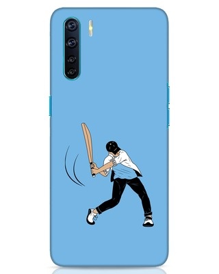 Shop Gully Cricket Oppo F15 Mobile Cover-Front