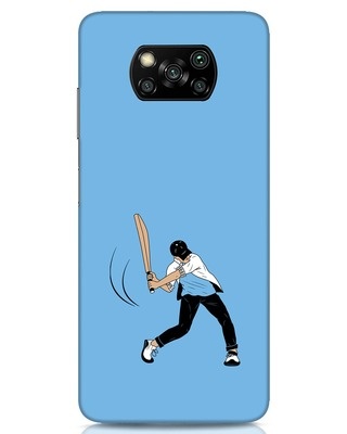 Shop Gully Cricket Xiaomi Poco x3 Mobile Cover-Front