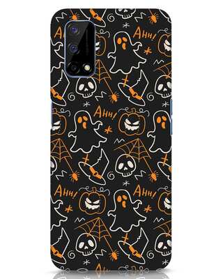 Shop Halloween Doodle Realme Narzo 30 Pro Mobile Covers-Front