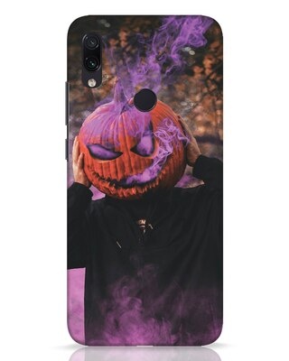 Shop Halloween Smoke Xiaomi Redmi Note 7 Pro Mobile Cover-Front