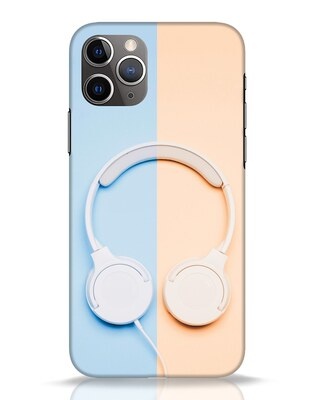 Shop Hazey Headphone iPhone 11 Pro Mobile Cover-Front