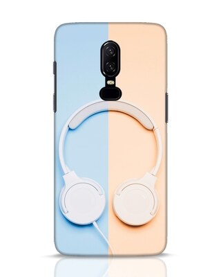 Shop Hazey Headphone OnePlus 6 Mobile Cover-Front