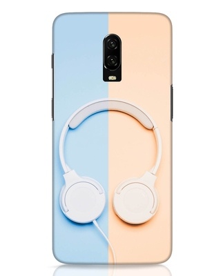 Shop Hazey Headphone OnePlus 6T Mobile Cover-Front