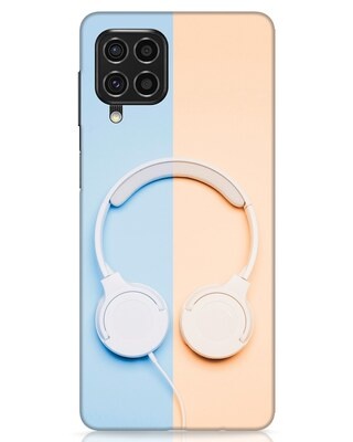 Shop Hazey Headphone Samsung Galaxy F62 Mobile Covers-Front