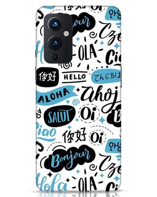 Shop Hello OnePlus 9 Mobile Cover-Front
