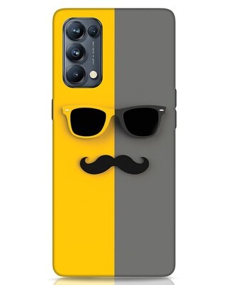 Shop Hipster Oppo Reno 5 Pro Mobile Cover-Front