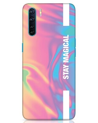 Shop Holographic Magical Oppo F15 Mobile Cover-Front