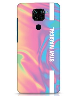 Shop Holographic Magical Xiaomi Redmi Note 9 Mobile Cover-Front