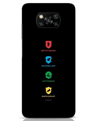 Shop House of Hogwarts Designer Hard Cover for Xiaomi Poco X3 Pro-Front