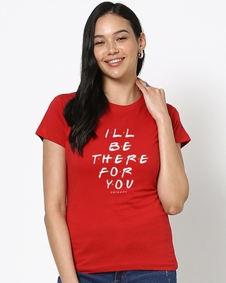 Shop I'll Be There Friends Half Sleeve T-shirt-Front