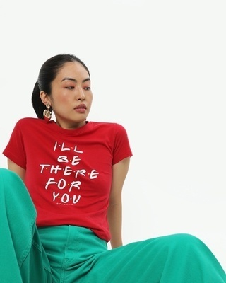 Shop I'll Be There Friends Half Sleeve T-shirt-Front