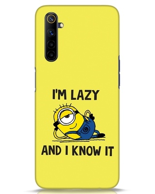 Shop I M Lazy Realme 6i Mobile Cover-Front