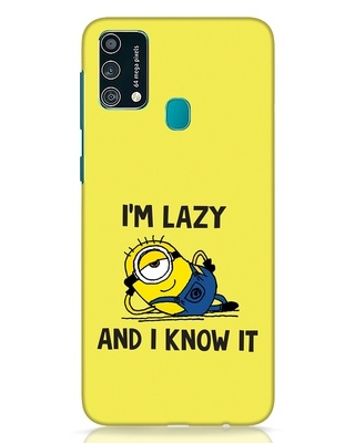 Shop I M Lazy Samsung Galaxy F41 Mobile Cover-Front