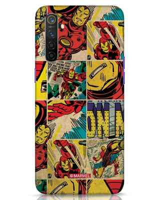 Shop Iron Man Pattern Realme 6 Mobile Cover-Front