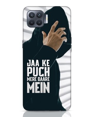 Shop Jaake Puch Mere Baare Mein Oppo F17 Pro Mobile Cover-Front