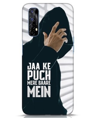 Shop Jaake Puch Mere Baare Mein Realme 7 Mobile Cover-Front