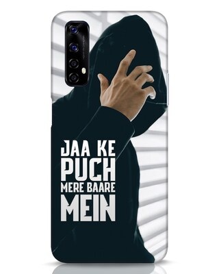 Shop Jaake Puch Mere Baare Mein Realme Narzo 20 Pro Mobile Cover-Front