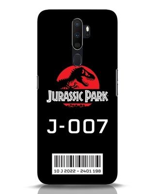 Shop Jurassic ID Designer Hard Cover for Oppo A5 2020-Front