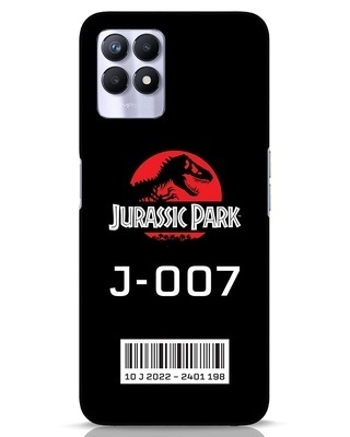 Shop Jurassic ID Designer Hard Cover for Realme 8i-Front