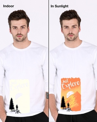 Shop Just Explore Full Sleeve (Sun Active T-Shirt)-Front