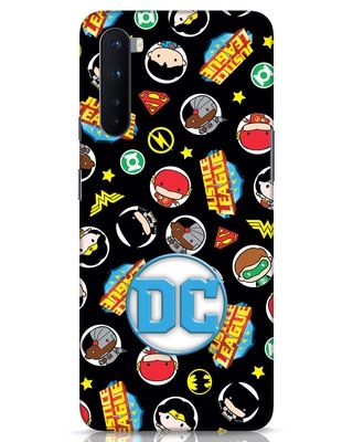 Shop Justice League 3D Designer Cover for OnePlus Nord-Front