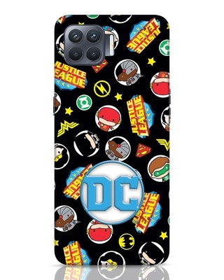 Shop Justice League 3D Designer Cover for Oppo F17 Pro-Front