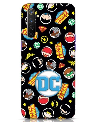 Shop Justice League 3D Designer Cover for Realme 6 Pro-Front