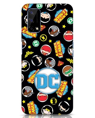 Shop Justice League 3D Designer Cover for Realme Narzo 30 Pro-Front