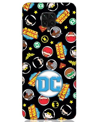 Shop Justice League 3D Designer Cover for Xiaomi Poco M2 Pro-Front