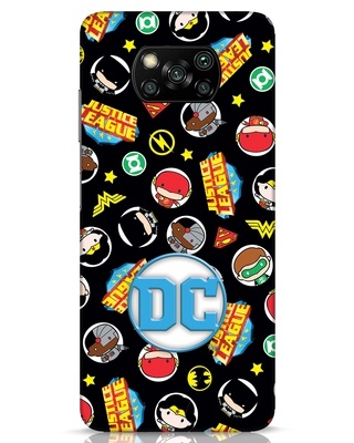 Shop Justice League 3D Designer Cover for Xiaomi Poco X3 Pro-Front