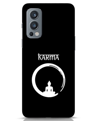 Shop Karma Cycle Designer Hard Cover for OnePlus Nord 2-Front