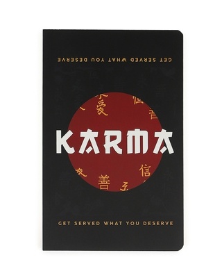 Shop Karma Deserve Notebook-Front