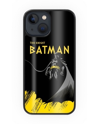Shop Knight Batman Premium Glass Cover for iPhone 13 mini-Front