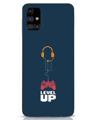 Shop Level Up Game Designer Hard Cover for Samsung Galaxy M31s-Front